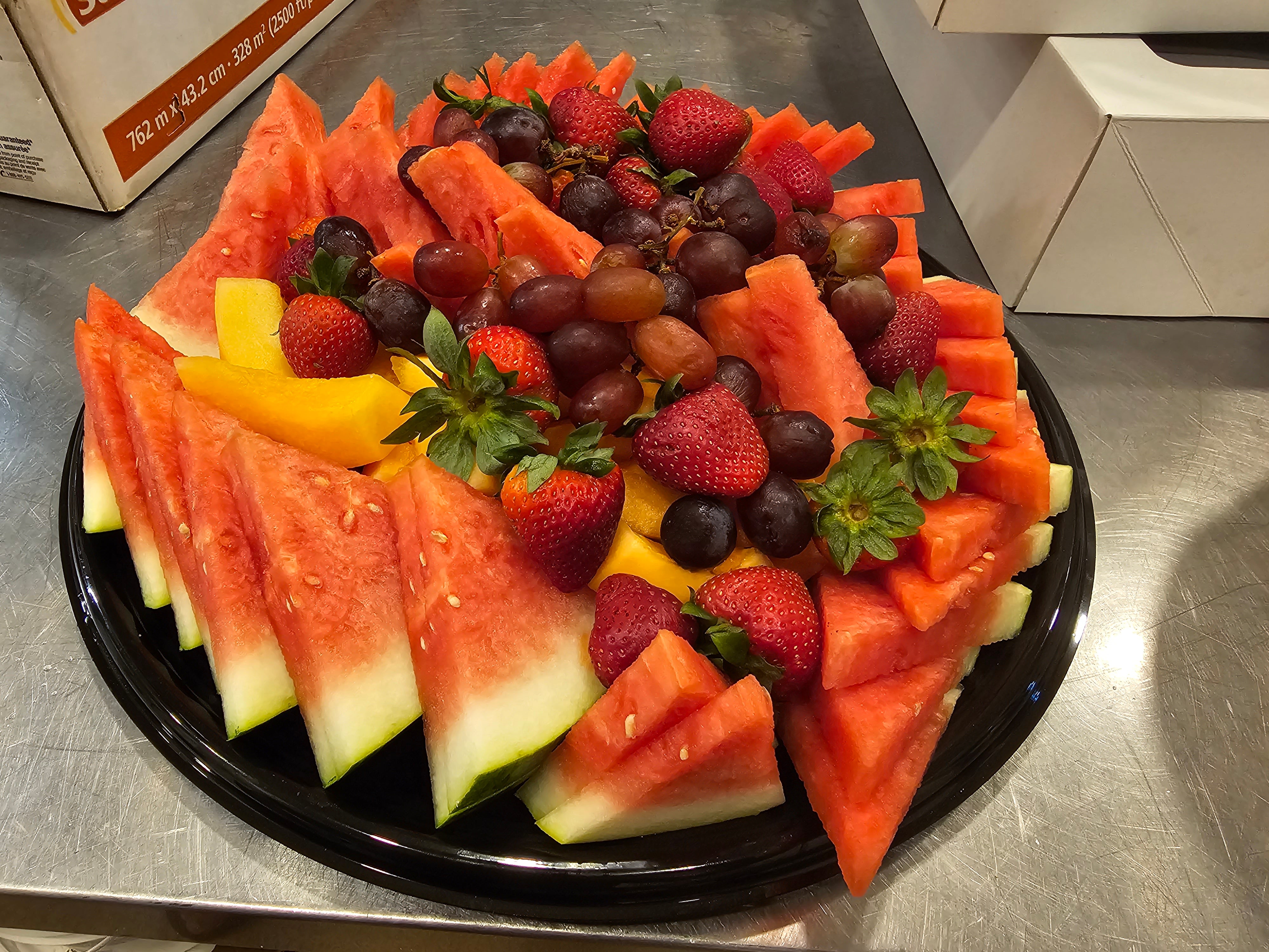 Seasonal sale fruit platter